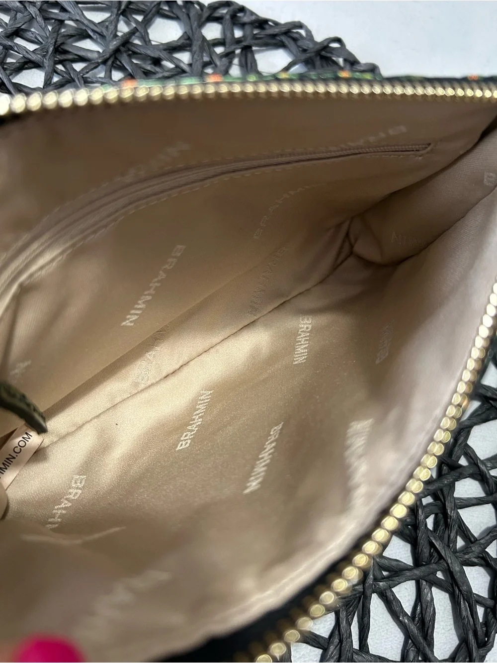 BRAHMIN DAISY SAMBA WRISTLET / CLUTCH NWOT